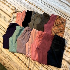 HUGE girls legging bundle - 7